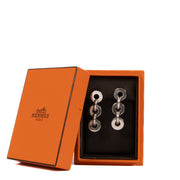 shop 100% authentic second hand Hermès Silver Vaulting Earrings on Labellov.com