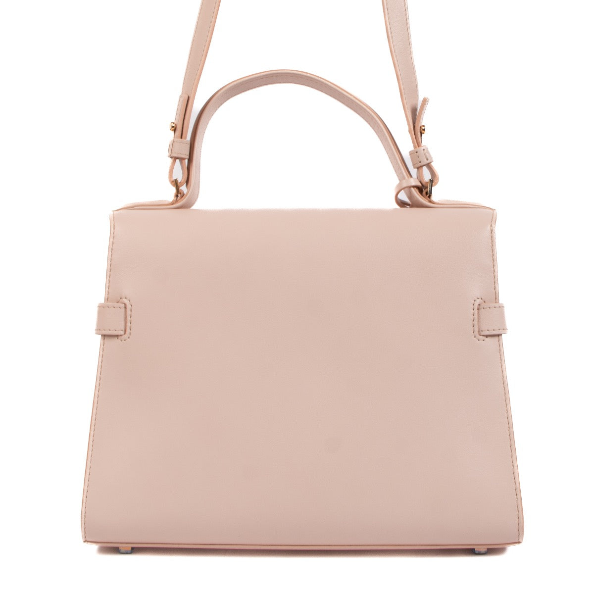 Shop 100% authentic second-hand Delvaux Nude Supple Calf Tempête MM Top Handle Bag on Labellov.com