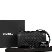 Chanel So Black Medium Boy Bag