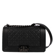 Chanel So Black Medium Boy Bag