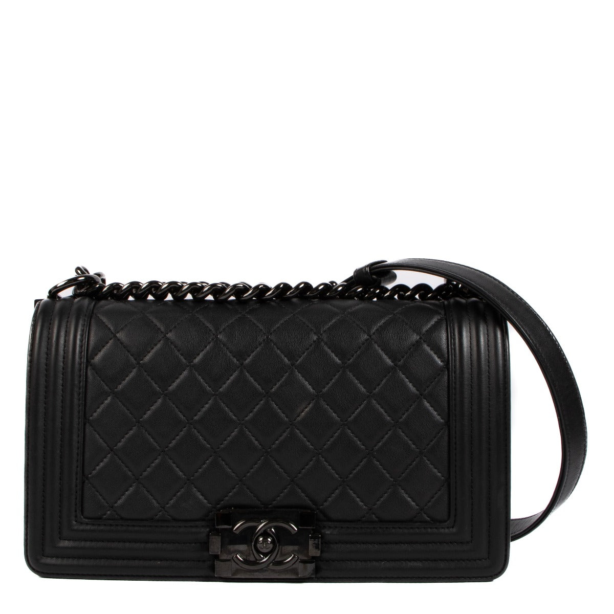 Chanel So Black Medium Boy Bag