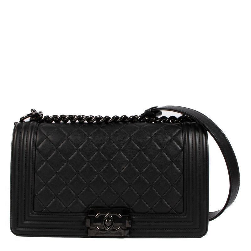 Chanel So Black Medium Boy Bag