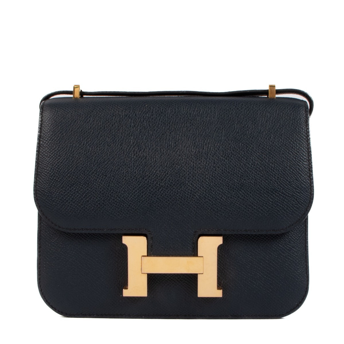 Hermès Constance Mini 18 Bleu Indigo Epsom