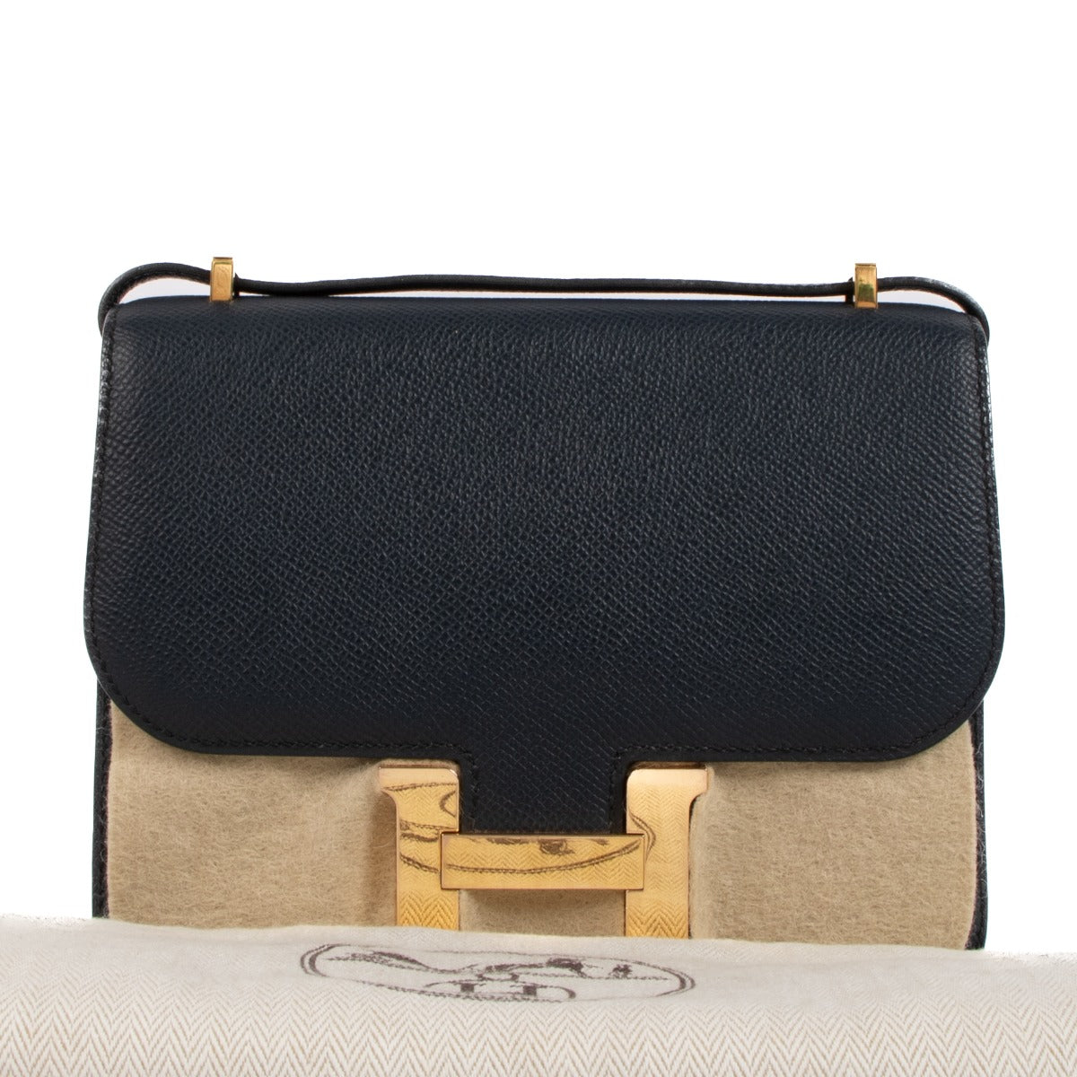 Hermès Constance Mini 18 Bleu Indigo Epsom