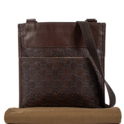 shop 100% authentic second hand Gucci Brown Guccissima Messenger Bag on Labellov.com