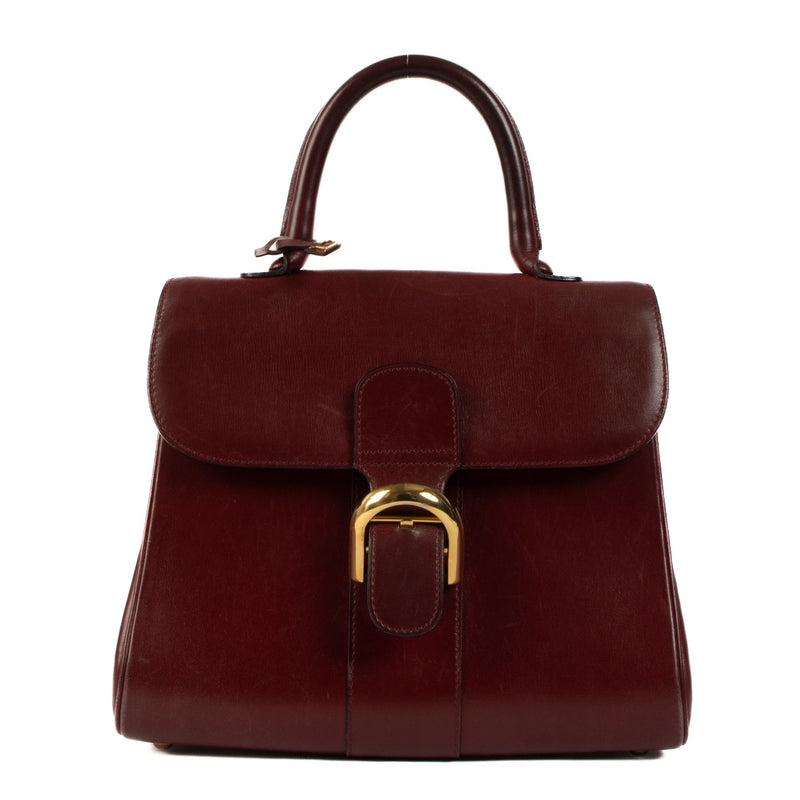Shop safe online Delvaux Brillant MM Burgundy. koop veilig online tegen de beste prijs.
