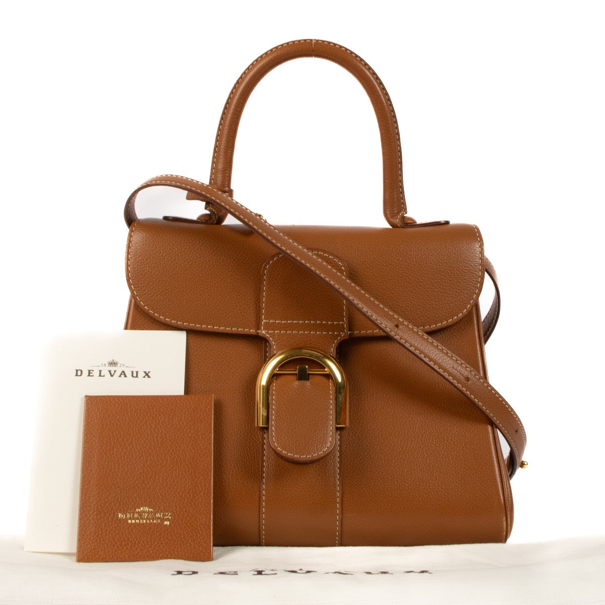 shop safe online Delvaux Fauve Jumping Brillant PM Hand Bag online tegen de beste prijs.