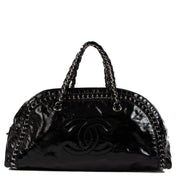 shop 100% authentic second hand Chanel Black Patent Leather Bowler Bag on Labellov.com