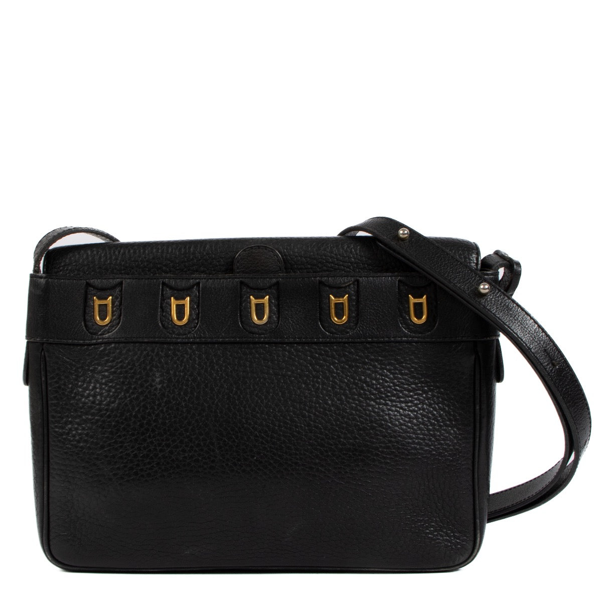 shop 100% authentic second hand Delvaux Black Leather Crossbody Bag on Labellov.com