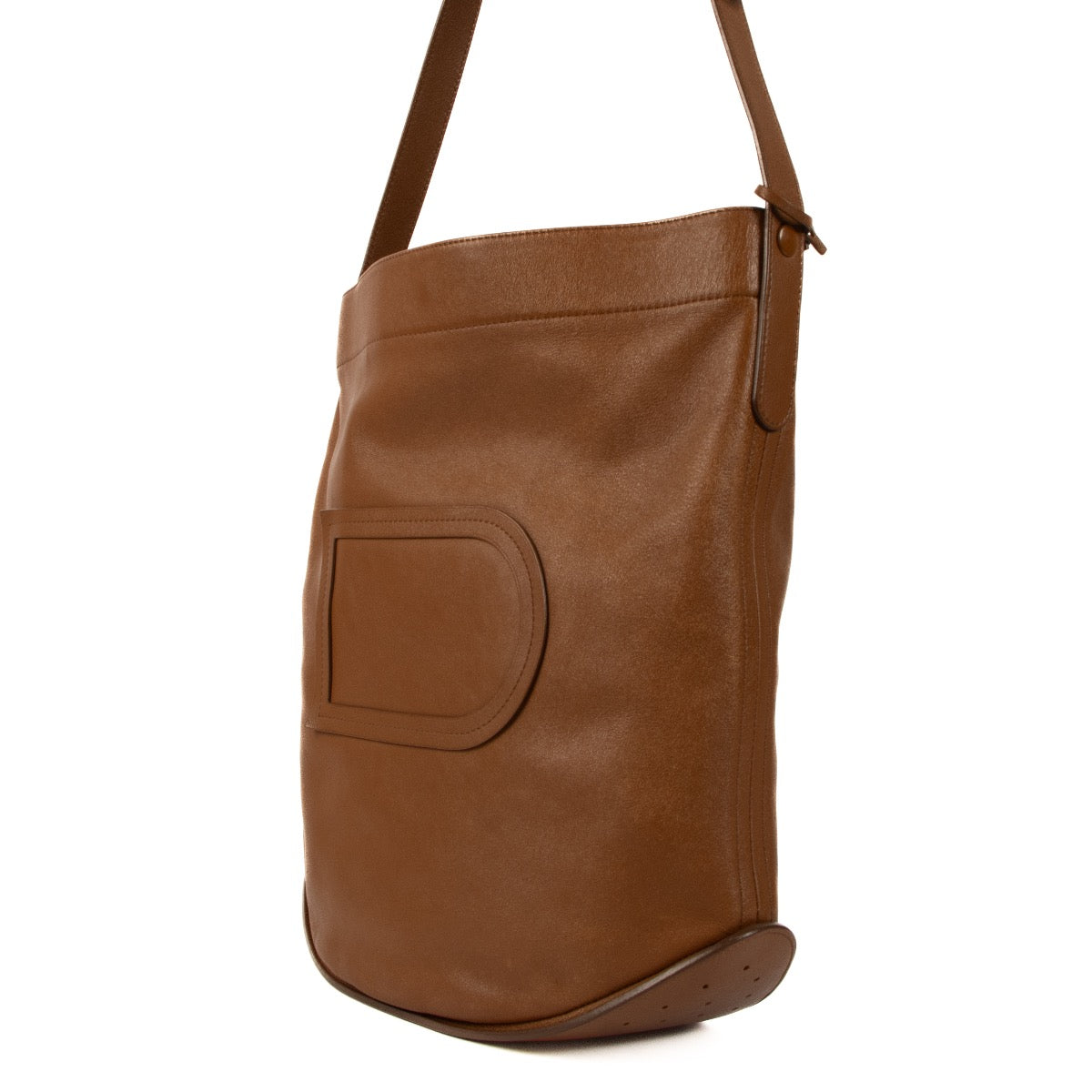 Shop 100% authentic second-hand Delvaux Brown Pin Shoulder Bag on Labellov.com