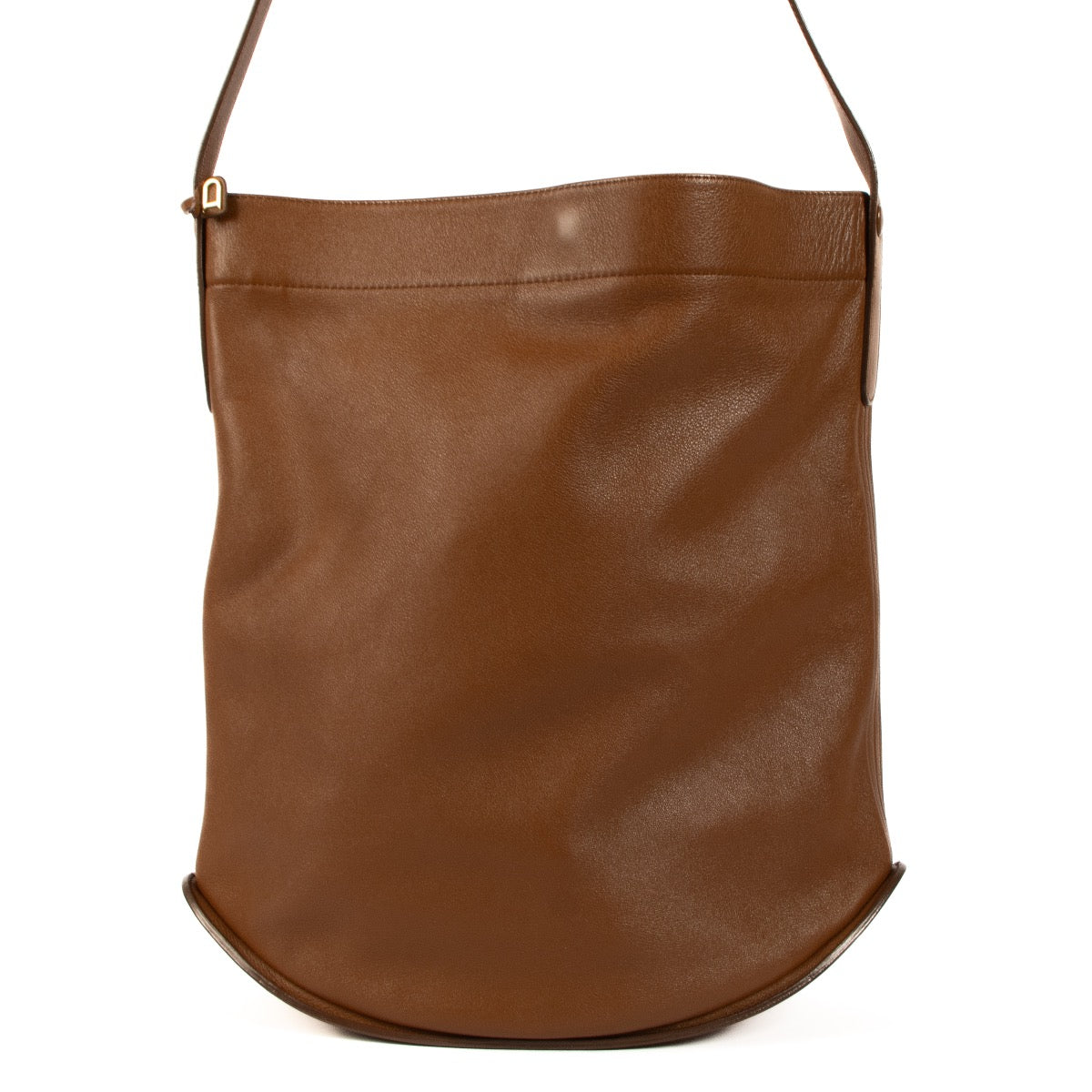 Shop 100% authentic second-hand Delvaux Brown Pin Shoulder Bag on Labellov.com