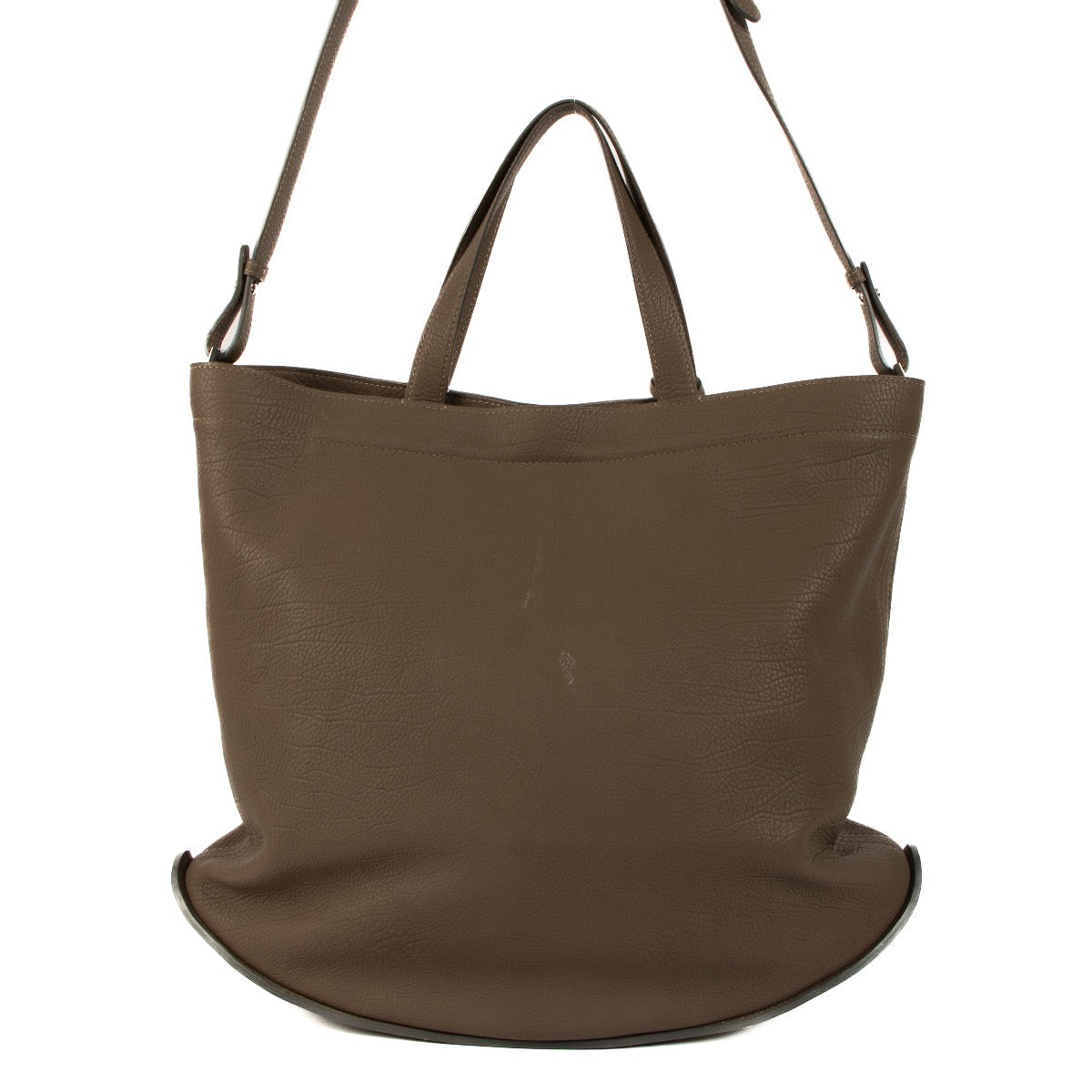 Shop 100% authentic second-hand Delvaux Tourterelle Pin Cabas Shoulder Bag on Labellov.com