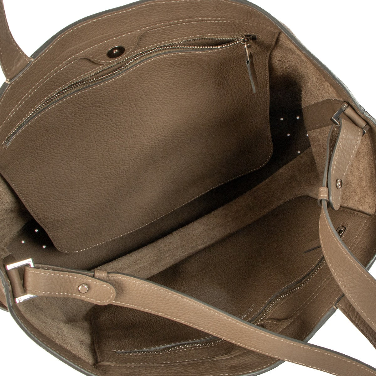 Shop 100% authentic second-hand Delvaux Tourterelle Pin Cabas Shoulder Bag on Labellov.com