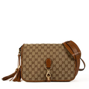 Shop 100% authentic second-hand Gucci Brown GG Canvas Marrakech Crossbody Bag on Labellov.com
