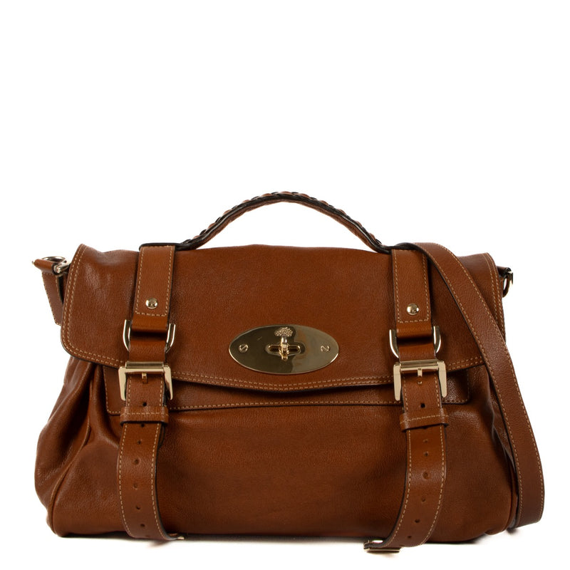 Shop 100% authentic second-hand Mulberry Chestnut Alexa Satchel Bag on Labellov.com