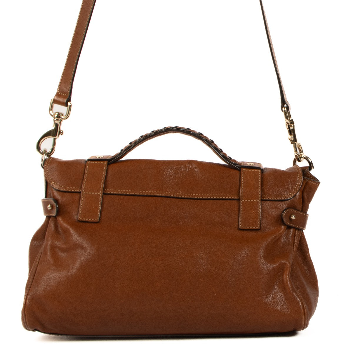 Shop 100% authentic second-hand Mulberry Chestnut Alexa Satchel Bag on Labellov.com
