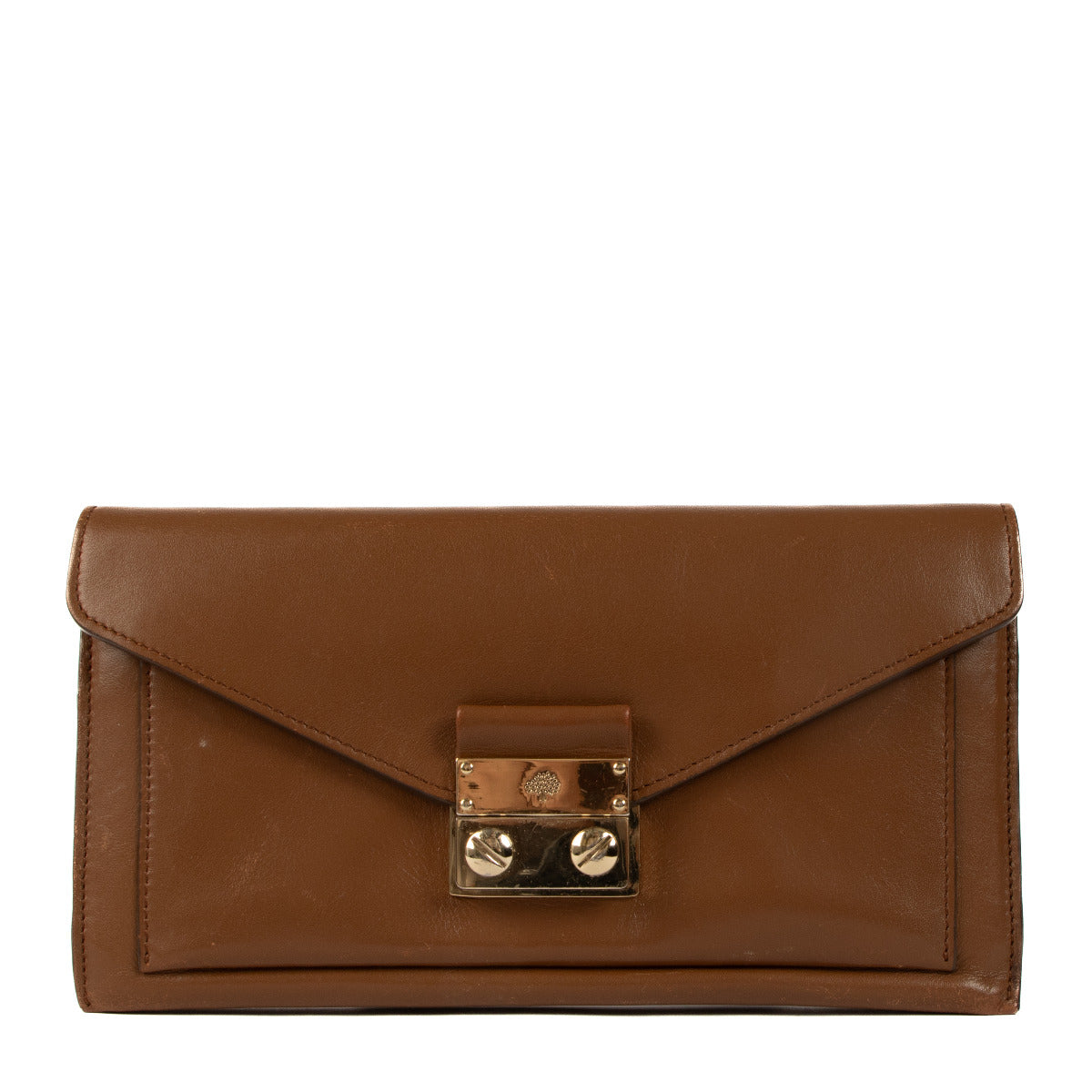 Mulberry Oak Velvet Calf Leather Kensal Wallet