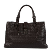 Shop 100% authentic second-life Bottega Veneta Brown Roma Top Handle Bag on Labellov.com