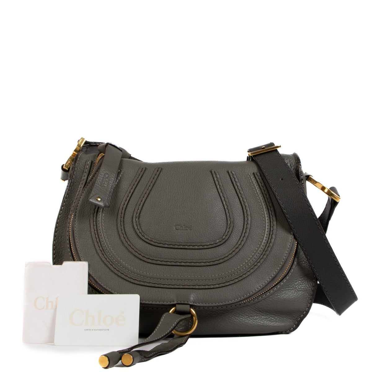 Shop 100% authentic second-hand Chloé Blue Marcie Crossbody on Labellov.com