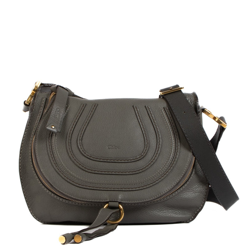 Shop 100% authentic second-hand Chloé Blue Marcie Crossbody on Labellov.com