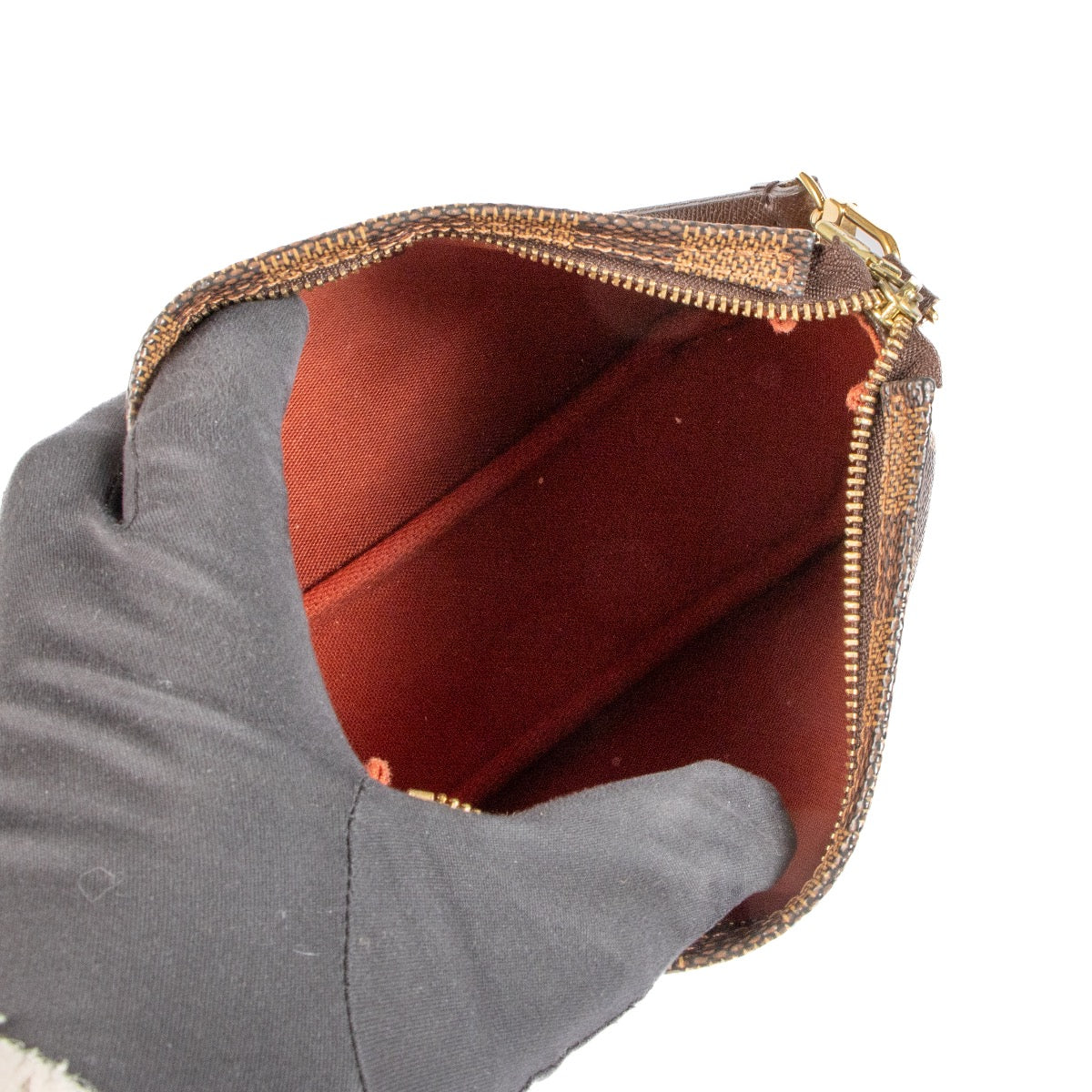 Shop 100% authentic second-hand Louis Vuitton Damier Ebene Trousse Makeup Shoulder Bag on Labellov.com
