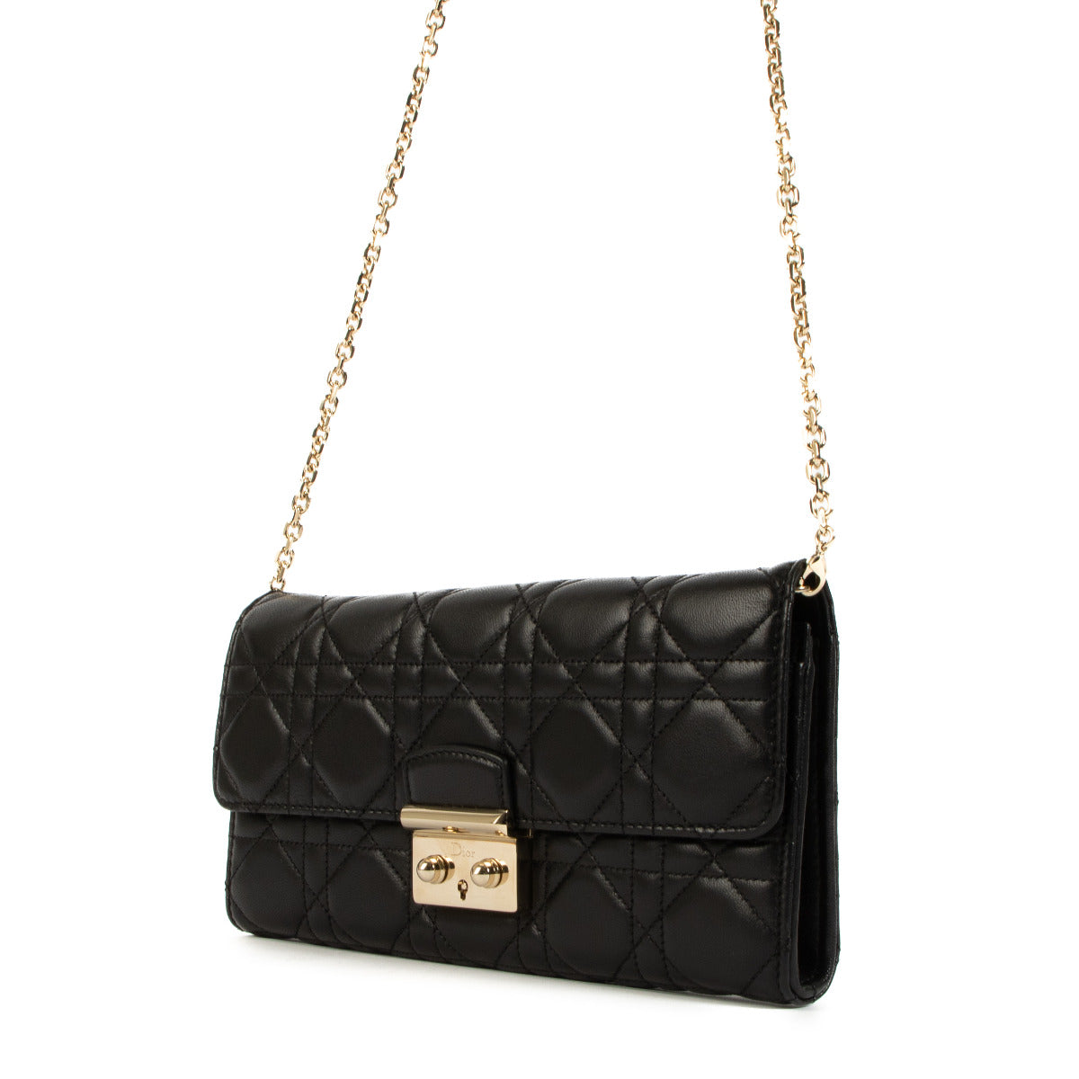 Dior Black Miss Dior Rendez-vous Chain Wallet for the best price at Labellov secondhand luxury in Antwerp, Brussels and Knokke.