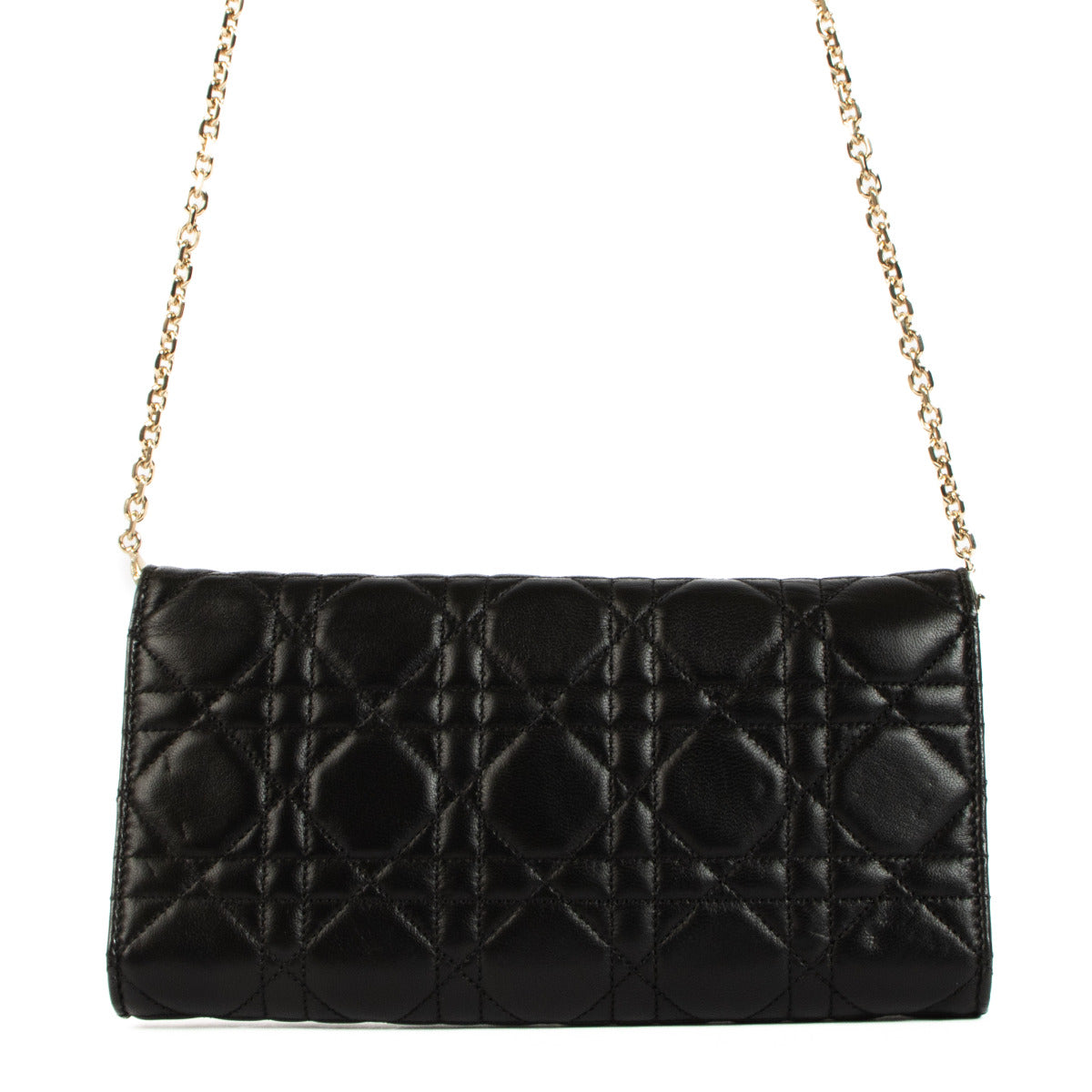 Dior Black Miss Dior Rendez-vous Chain Wallet
