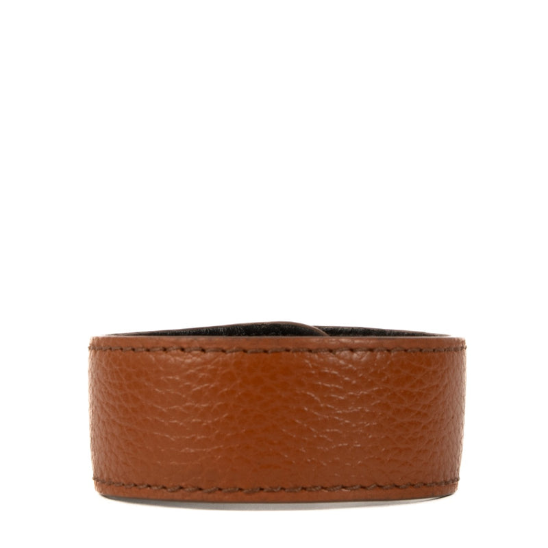 Shop 100% authentic second-hand Delvaux Brown Leather Bracelet on Labellov.com