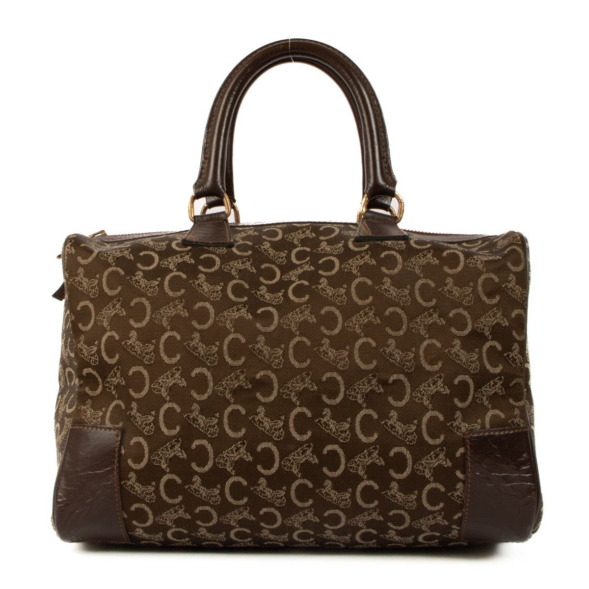 Shop 100% authentic second-hand Celine Monogram Boston Top Handle on Labellov.com