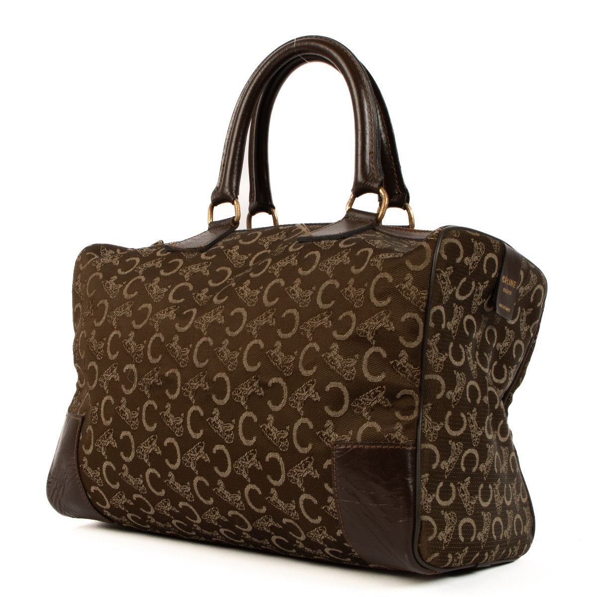 Shop 100% authentic second-hand Celine Vintage Monogram Canvas Boston Bag on Labellov.com
