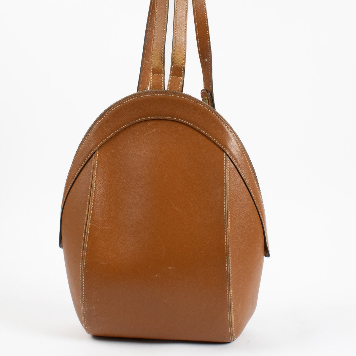Delvaux Cognac Ametie Backpack
