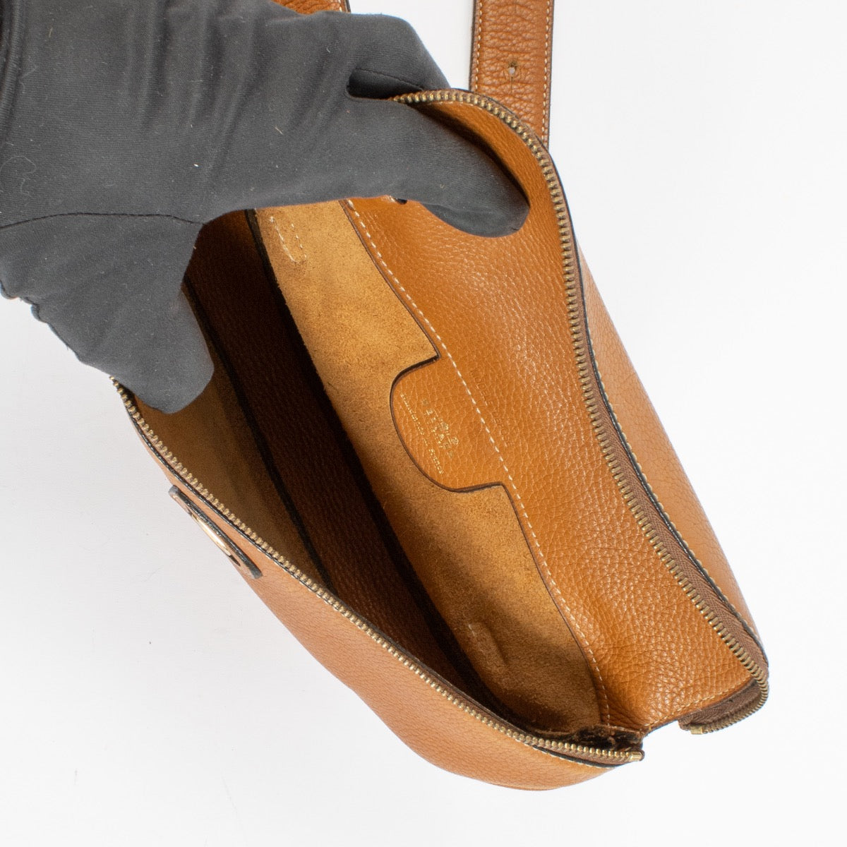 Delvaux Brown Leather Beltbag