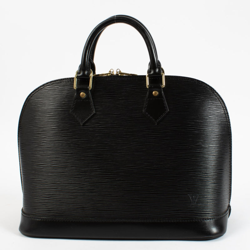 Louis Vuitton Black Epi Alma PM