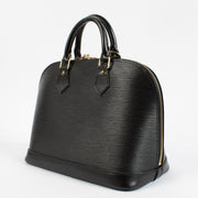 Louis Vuitton Black Epi Alma PM
