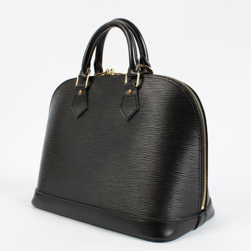 Louis Vuitton Black Epi Alma PM