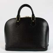 Louis Vuitton Black Epi Alma PM