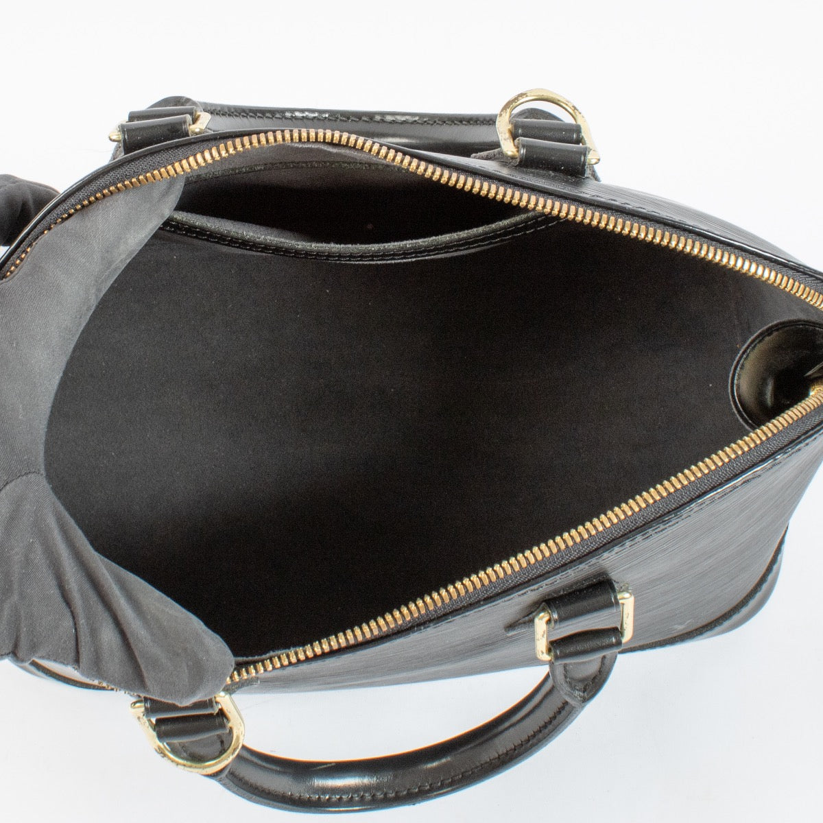 Louis Vuitton Black Epi Alma PM