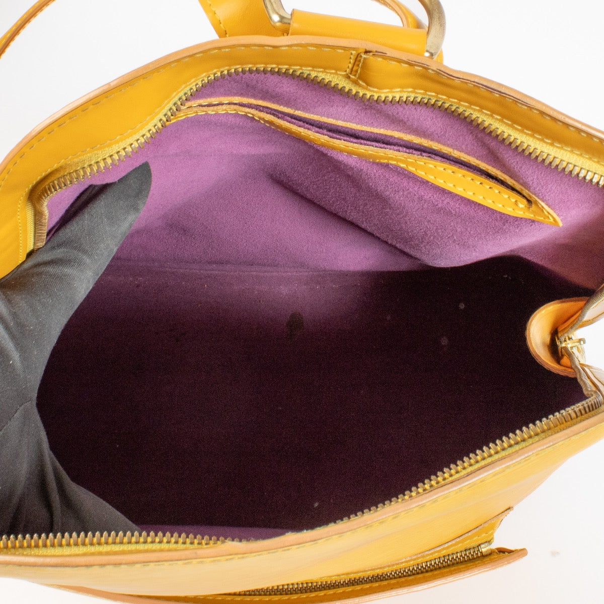 Louis Vuitton Yellow Epi Leather Backpack