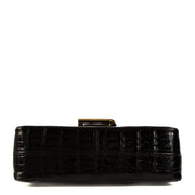 Shop safe online at Labellov in Antwerp, Brussels and Knokke this 100% authentic second hand Delvaux Black Crocodile Leather Poirier Shoulder Bag