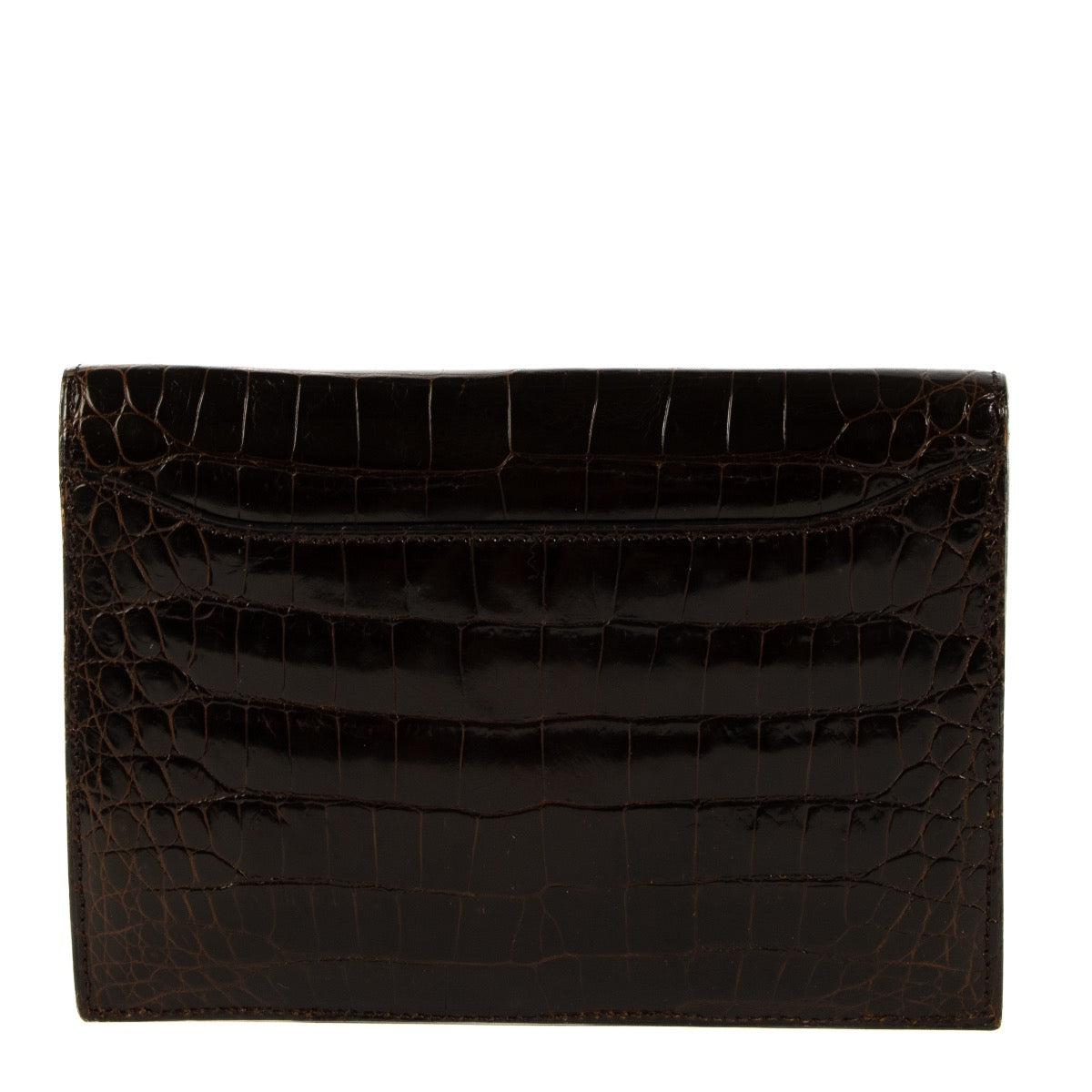 Shop 100% authentic second-hand Delvaux Brown Crocodile Wallet on Labellov.com