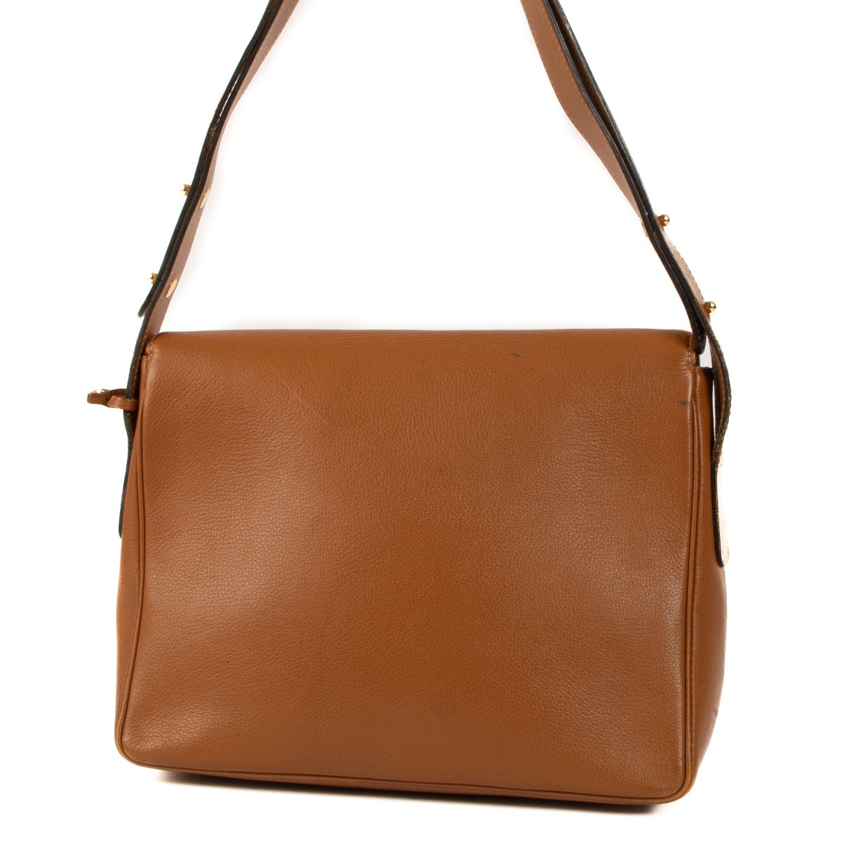 Shop safe online at Labellov in Antwerp, Brussels and Knokke this 100% authentic second hand Delvaux Fauve Jumping Nouveau Poirier Shoulder Bag
