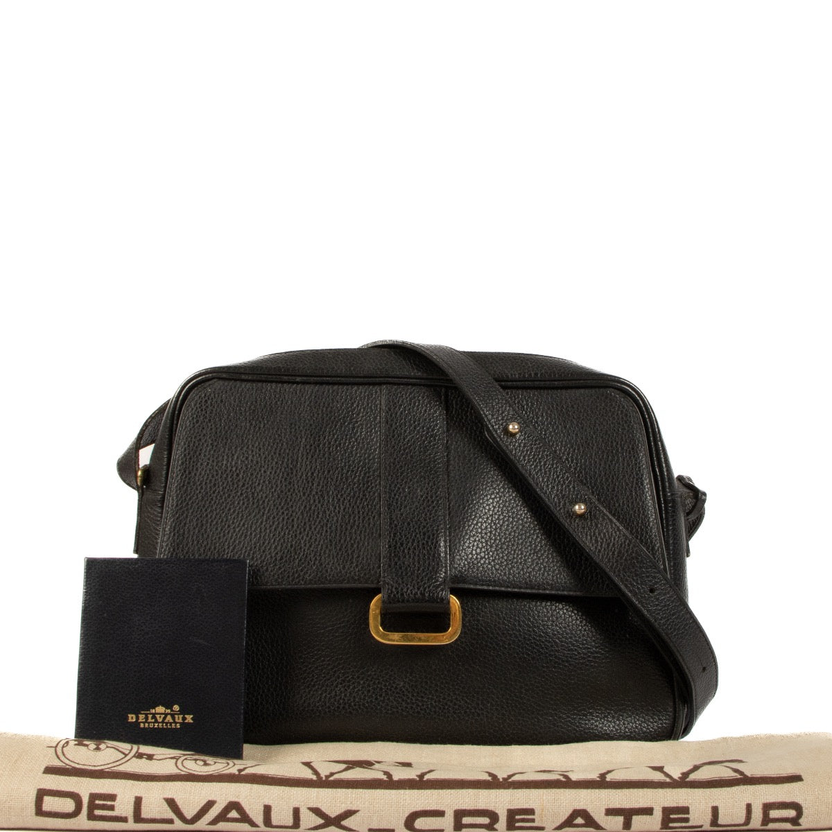 Shop 100% authentic second-hand Delvaux Black Crossbody Bag on Labellov.com