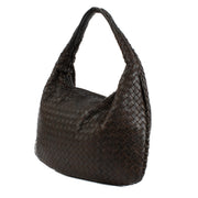 Bottega Veneta Brown Intrecciato Small Veneta Hobo Bag