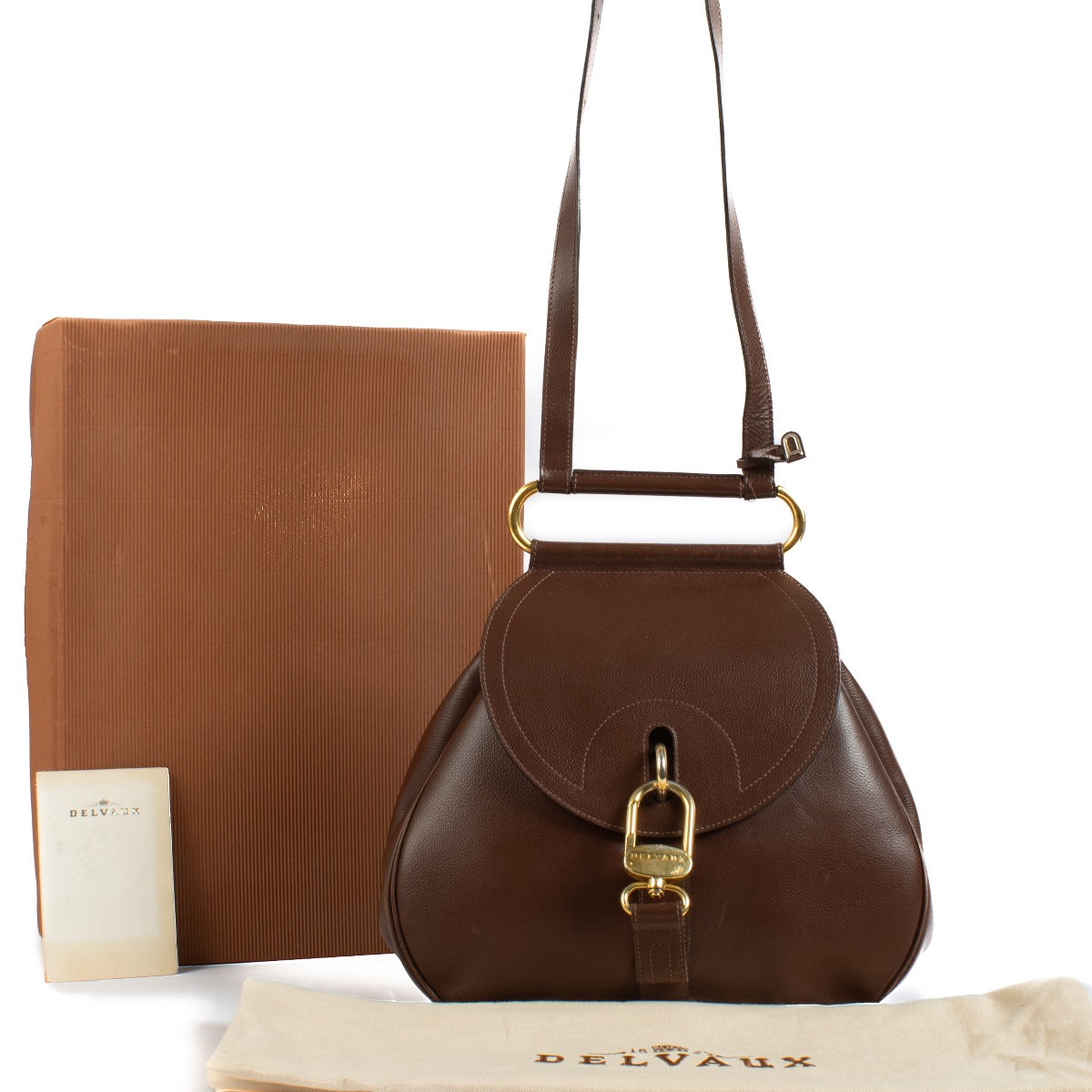 Shop safe online at Labellov in Antwerp, Brussels and Knokke this 100% authentic second hand Delvaux Ravelle Jumping Nouveau Cerceau GM Bag