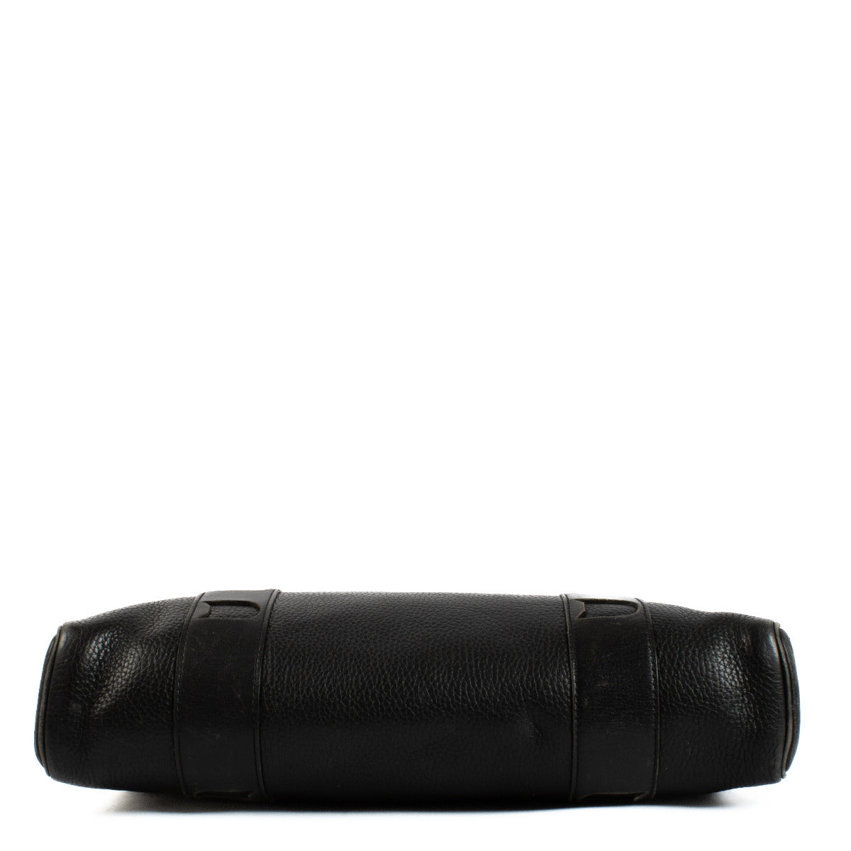 Delvaux Black Leather Margot Shoulder Bag
