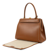 Shop 100% authentic Delvaux Brown Illusion Top Handle Bag at Labellov.com.