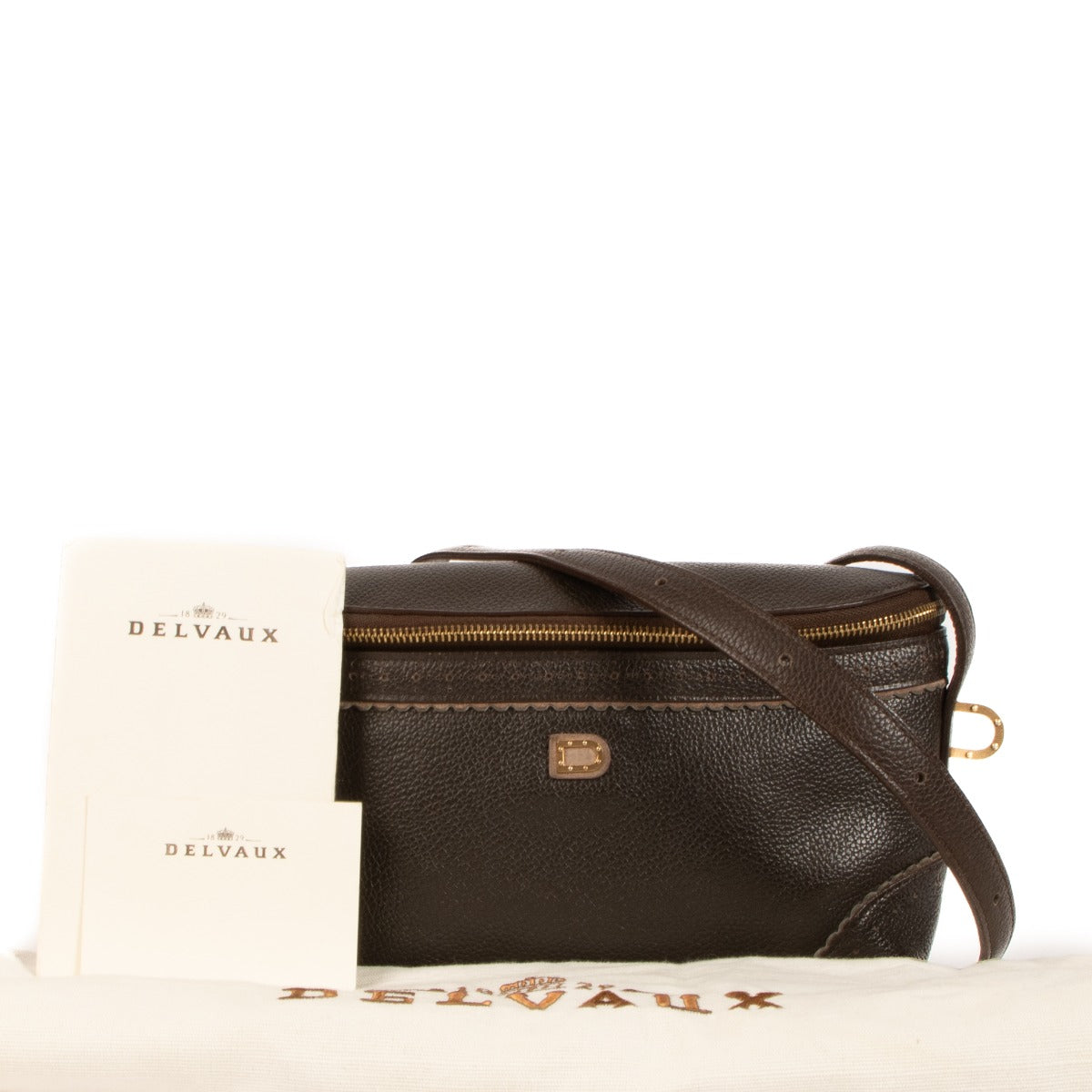 Delvaux Café Trotteur Marie PM Crossbody Bag