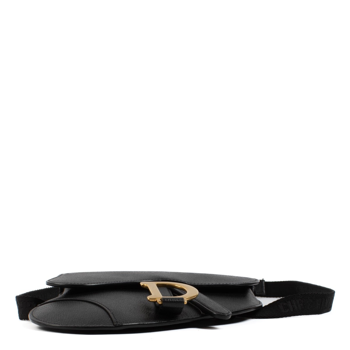 shop 100% authentic second hand Christian Dior Black Saddle Pouch Belt Bag on Labellov.com