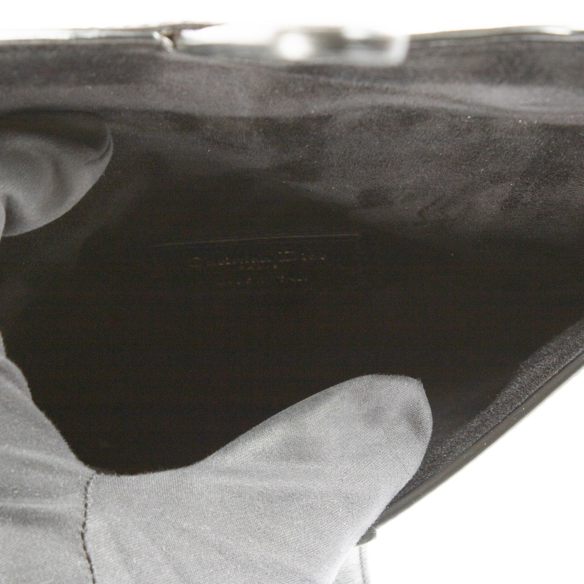 shop 100% authentic second hand Christian Dior Black Saddle Pouch Belt Bag on Labellov.com