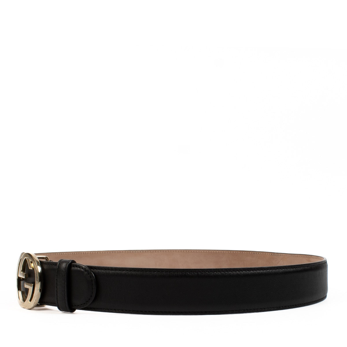 shop 100% authentic second hand Gucci Black Interlocking G Belt - Size 80 on Labellov.com